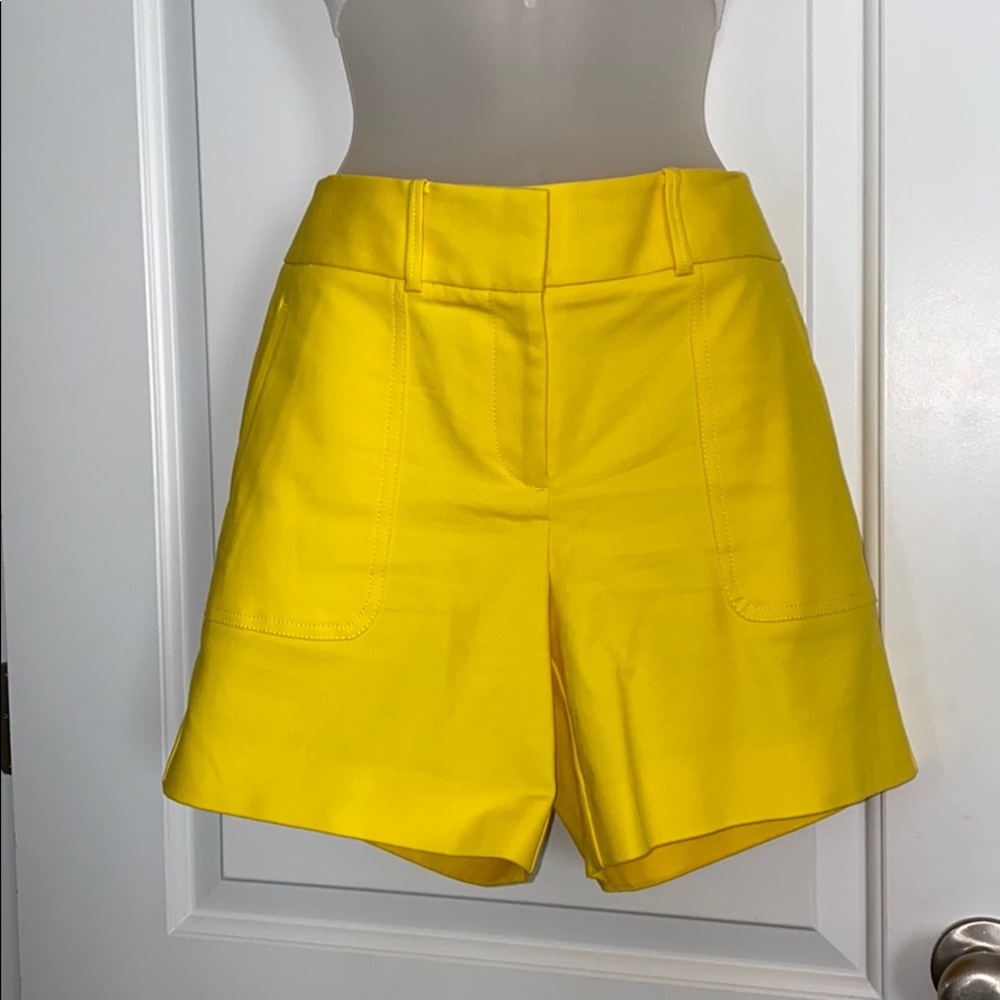 LOFT yellow Riviera Shorts size 6